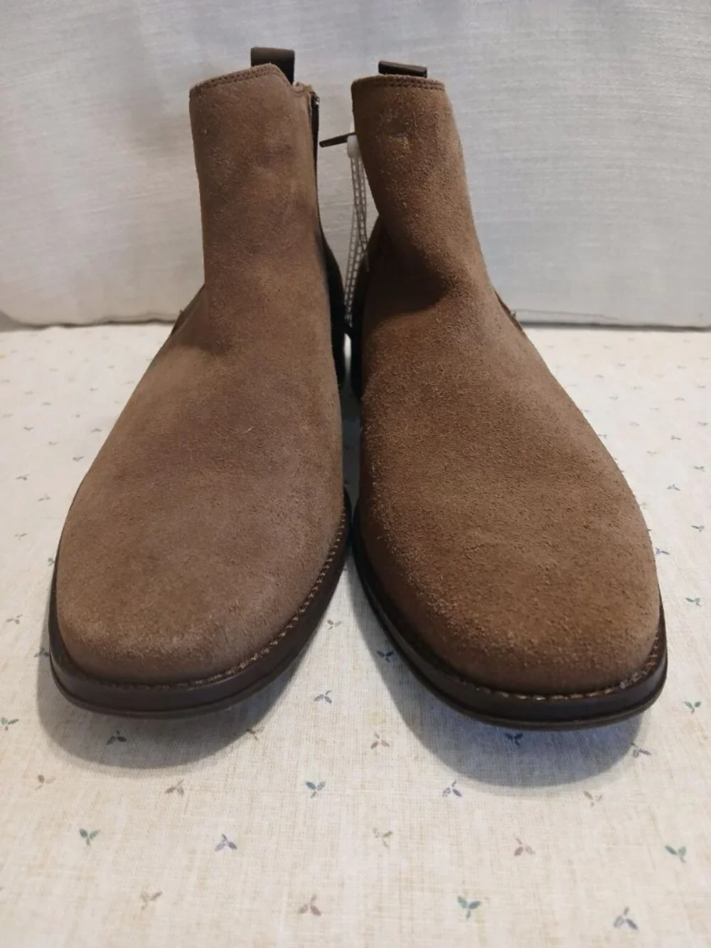 Section X Steven Men’s Brown Suede Chelsea Boots Size 9 M New Without Box